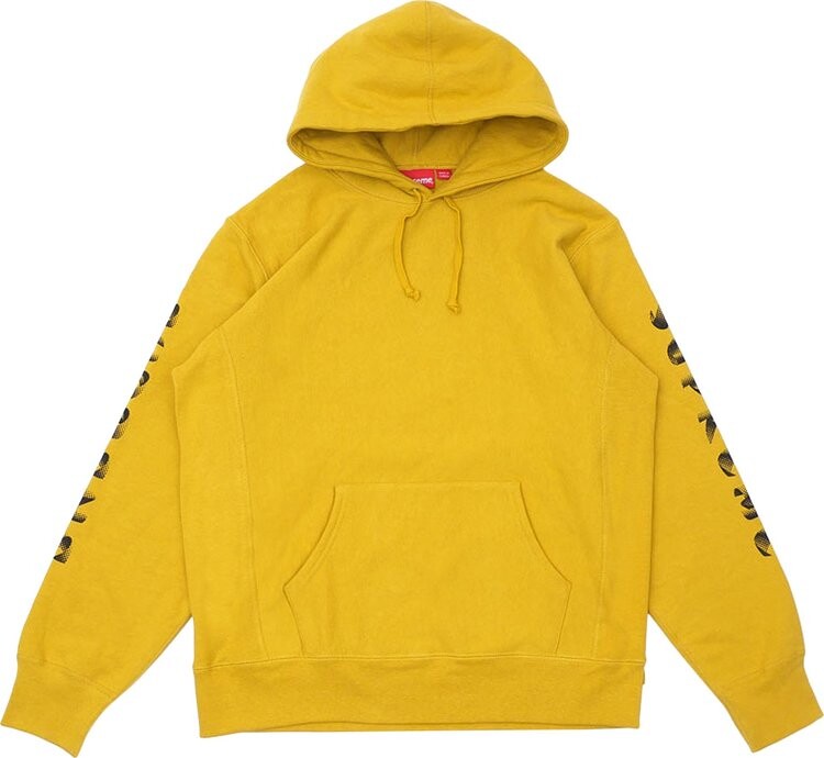 

Толстовка Supreme Gradient Sleeve Hooded Sweatshirt 'Mustard', желтый