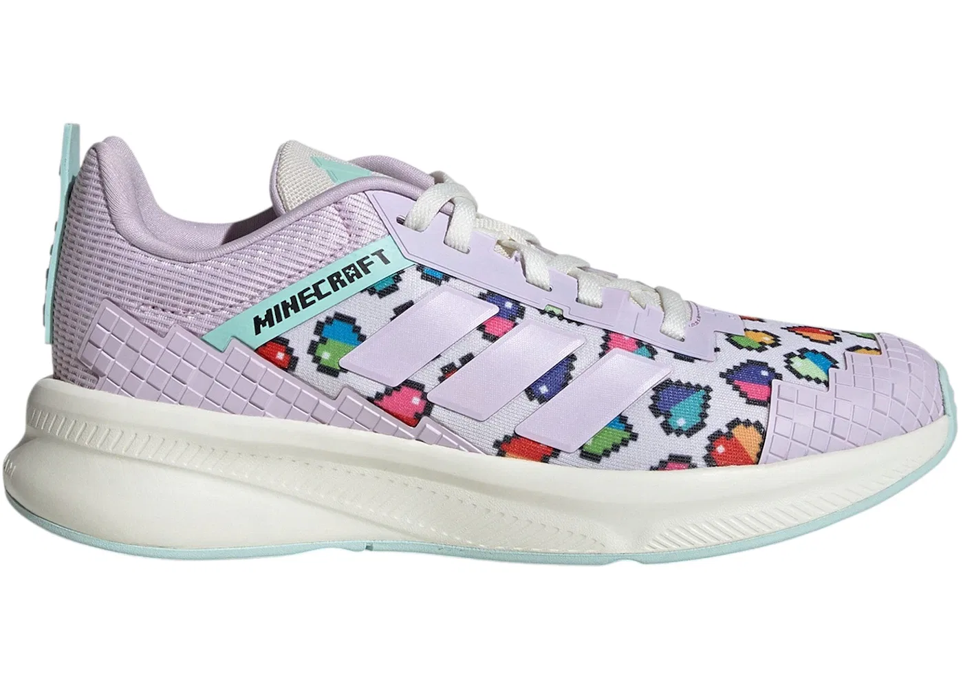 Детские кроссовки с шнуровкой Fortarun 4.0 Adidas, Ice Lavender Ice Lavender Semi Flash Aqua