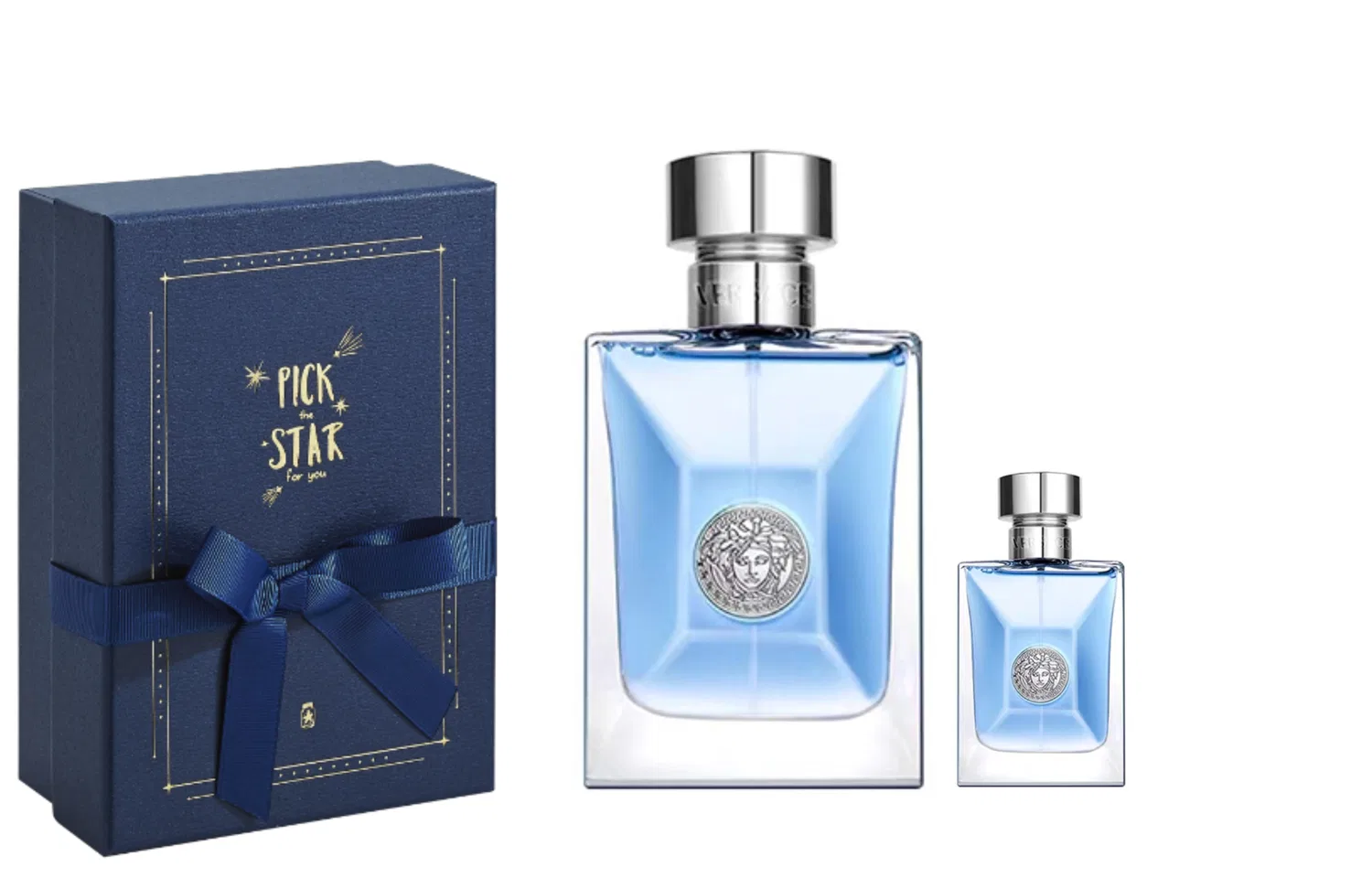 Мужской парфюмерный набор Versace Pour Homme, 100 мл + 5 мл, Versace, Blue — фото 4