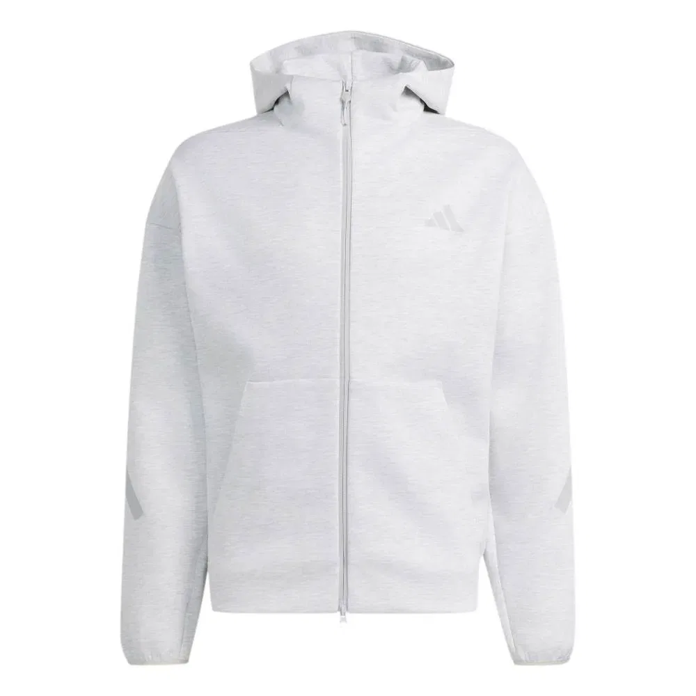 Толстовка Adidas ZNE Track, белый — фото 3