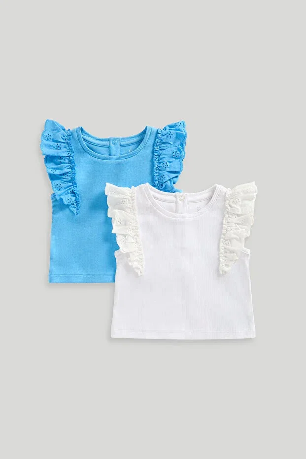 Детское для мальчиков футболка без рукавов Mothercare, White