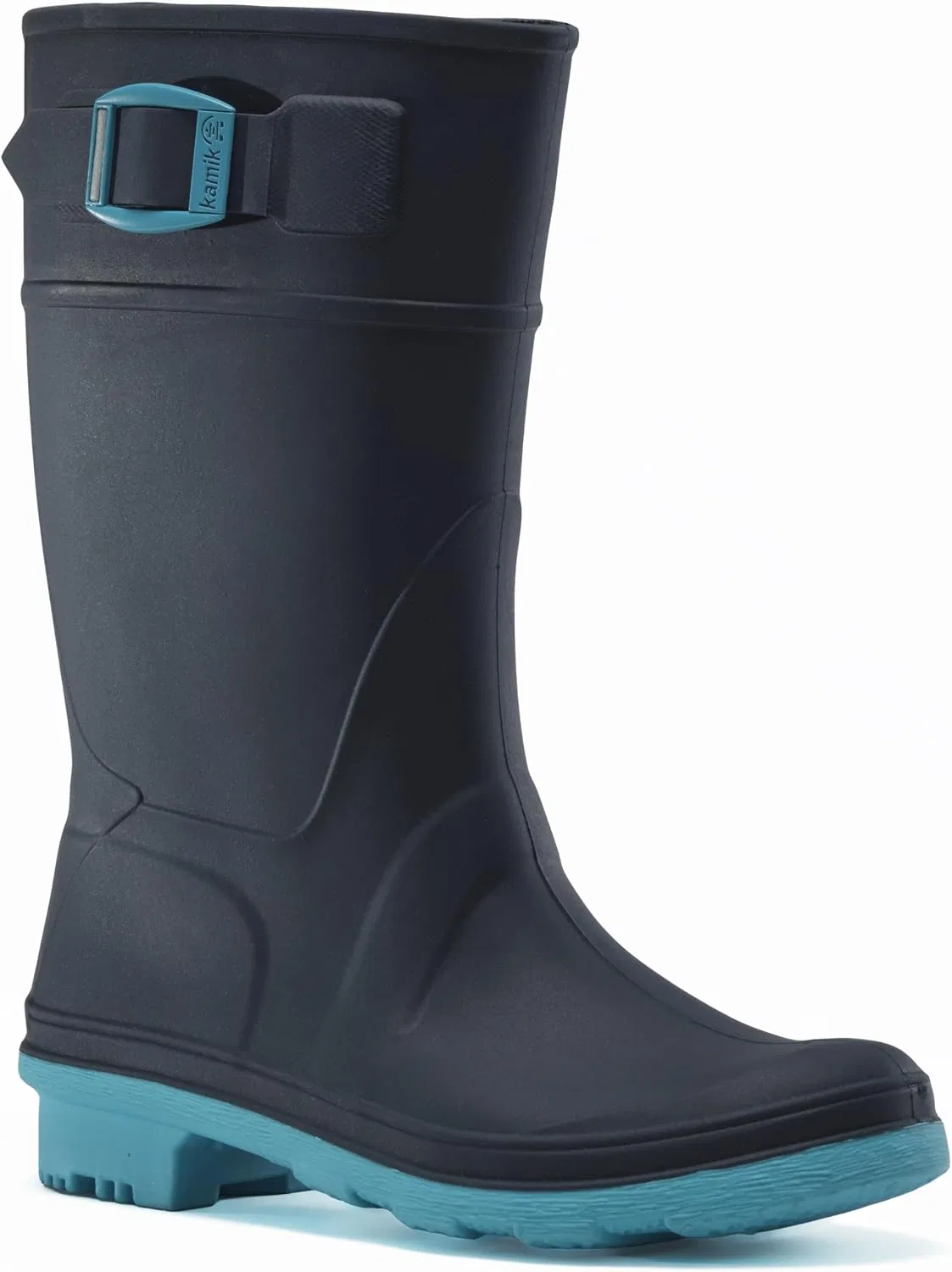 Детские дождевые сапоги для мальчиков Raindrops Kamik, Navy/Teal