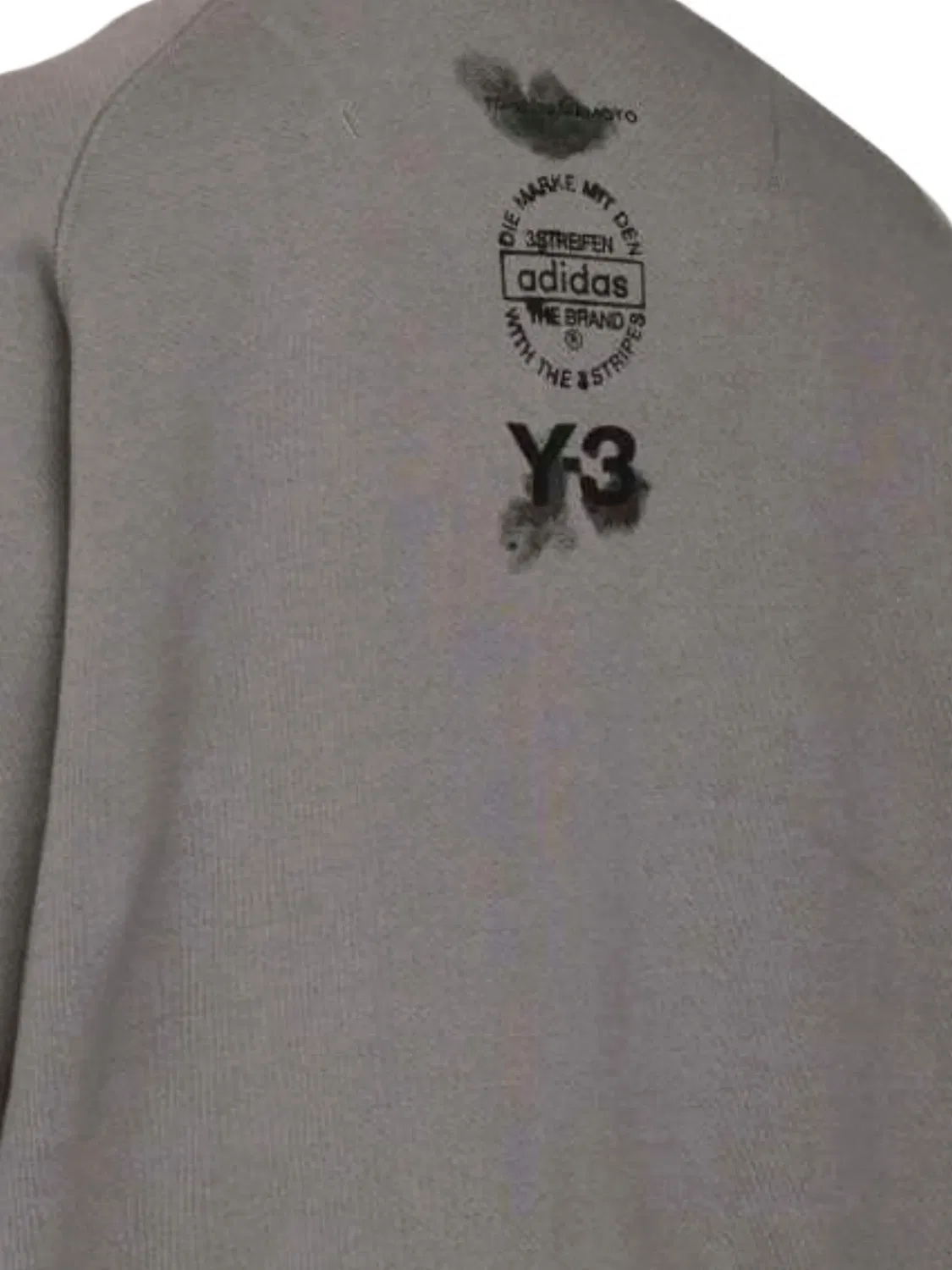 Бомбер на молнии от Adidas, серый — фото 2