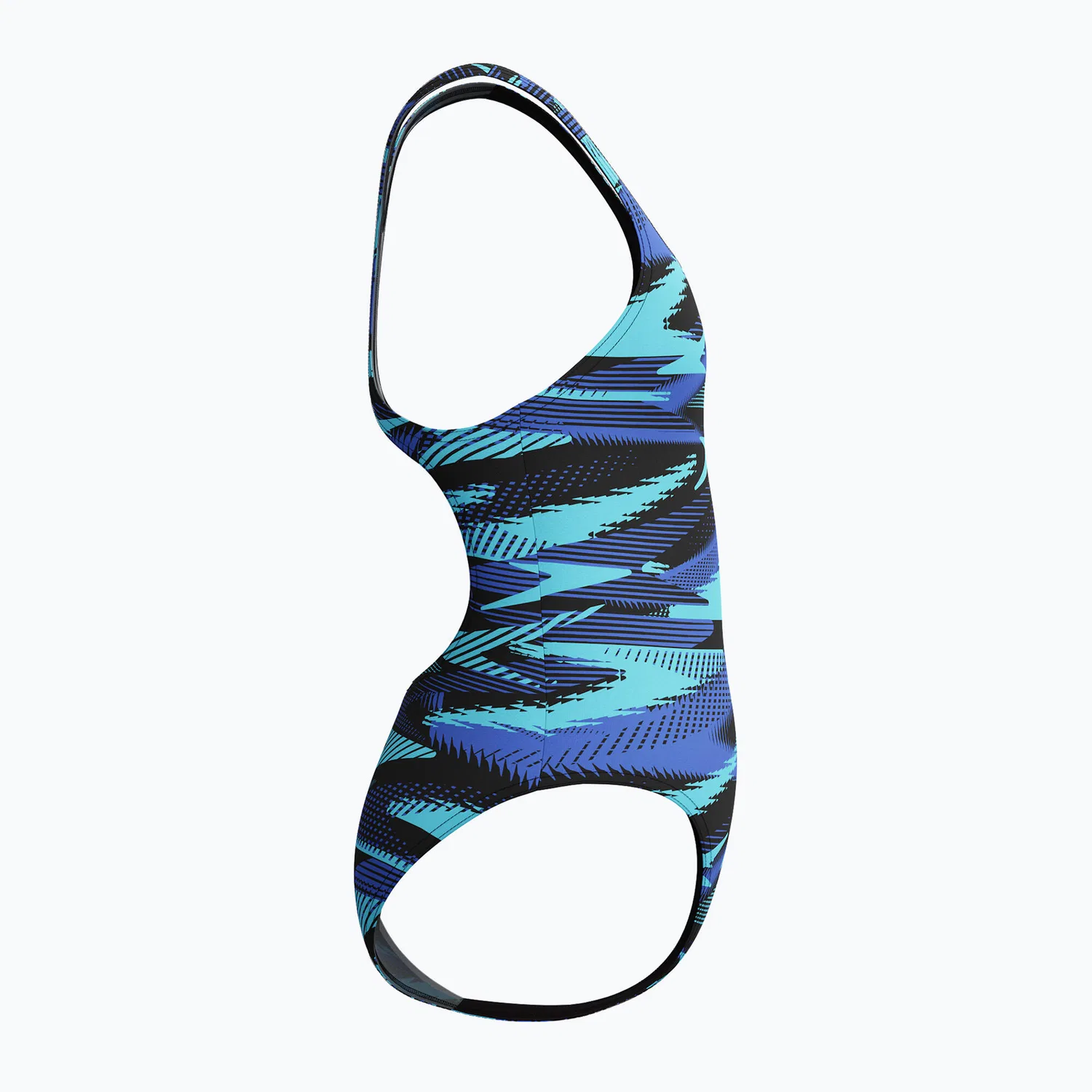 Детский слитный купальник для девочек Hyperboom Allover Medalist Speedo, Blau — фото 4