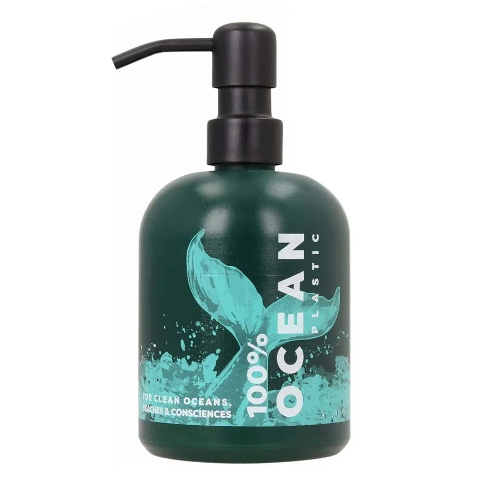 Органическое жидкое мыло для рук Beach Vibes Spirulina Orange, HANDS ON VEGGIES, 500 мл, Turquoise