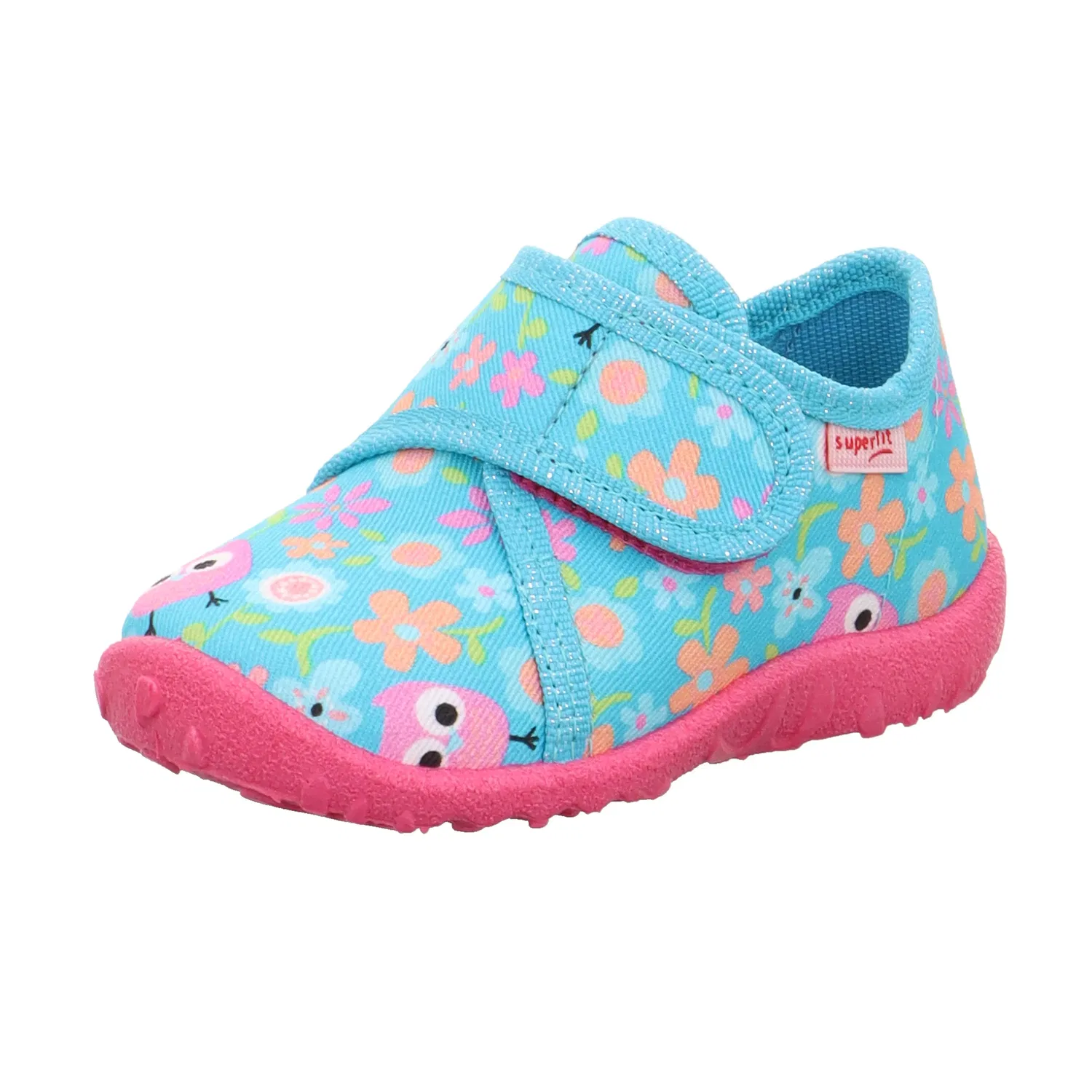 Домашние тапочки закрытые SPOTTY Superfit, бирюзовый