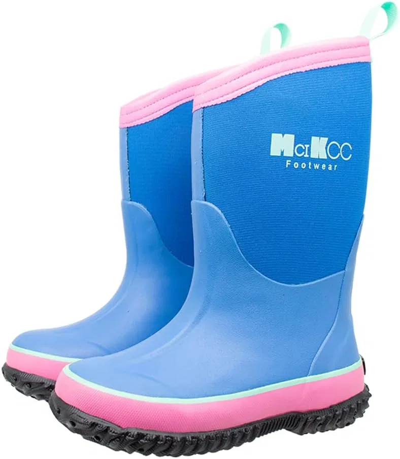 Детские резиновые сапоги для мальчиков и девочек MCIKCC, Blue Pink
