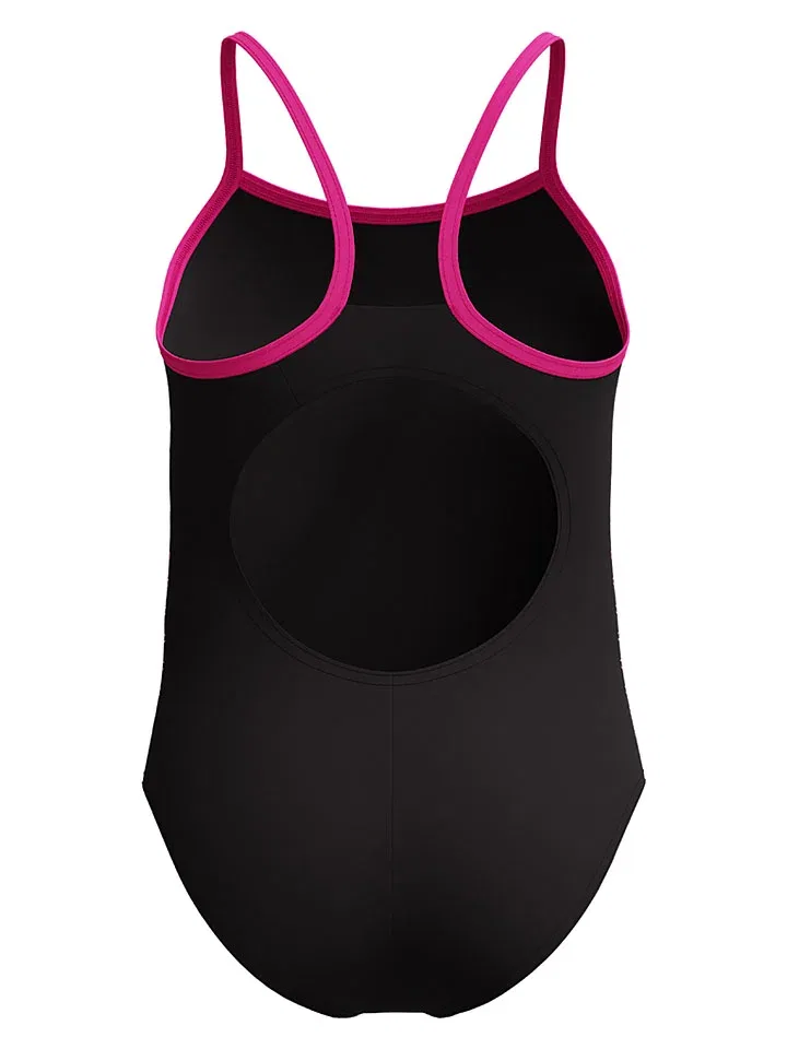 Купальник слитный с тонкими бретелями Placement Thinstrap Speedo, черный — фото 3