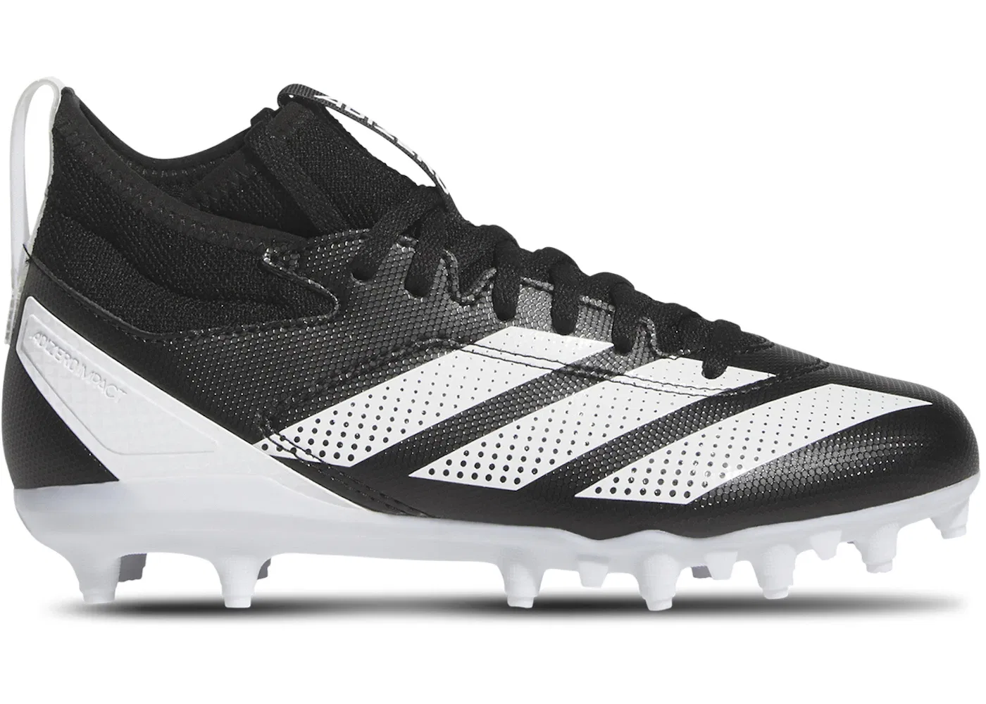 Детские бутсы для футбола с шипами Adidas Adizero Impact.2, Core Black/Cloud White/Core Black