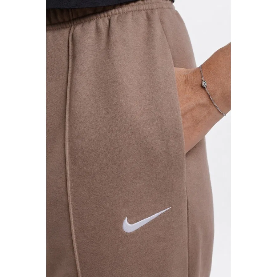Спортивные брюки свободного кроя с длинным рукавом Sportswear Loose Fit Pant Nike, Темно-коричневый — фото 3