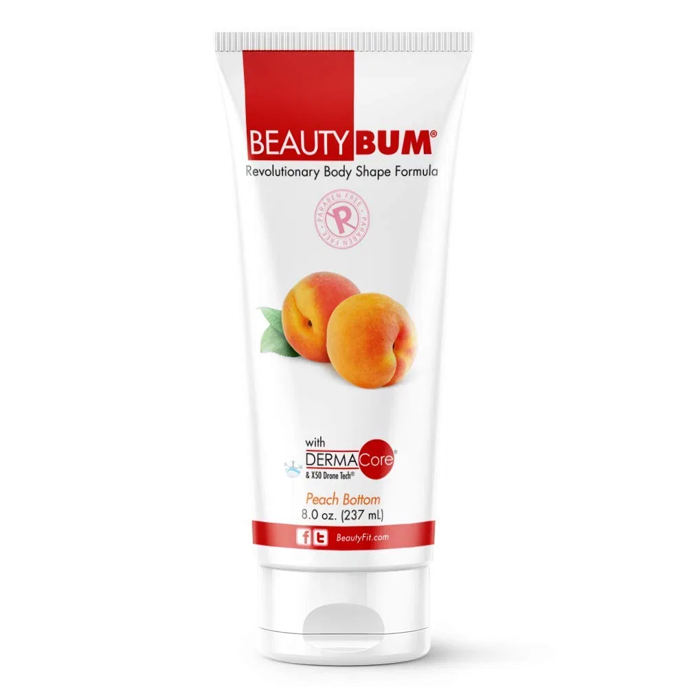 Лосьон для тела BeautyBum Tube Redefining Muscle Toning, 8 унций, Персик Beautyfit