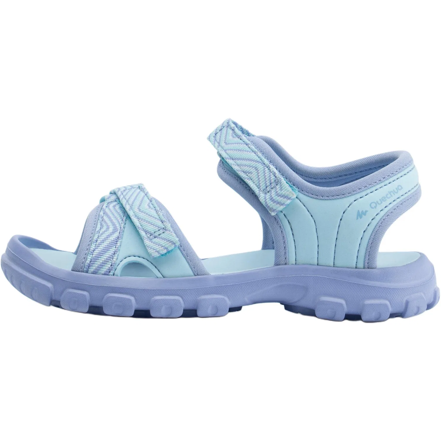 Детские сандалии с закрытым носком нескользящие износостойкие DECATHLON, Light Lavender/Ice Blue