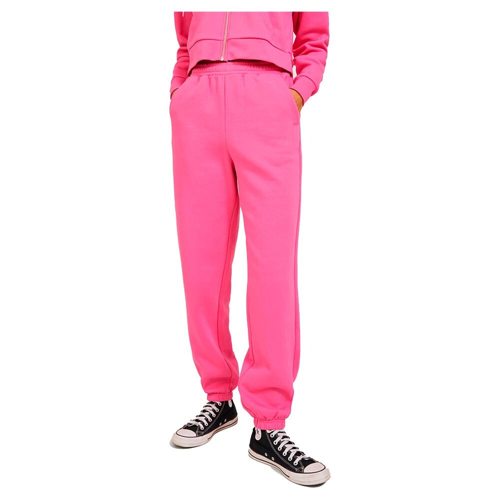 

Брюки Jack & Jones Jogging Abbie Rel Every Brush High Waist, розовый