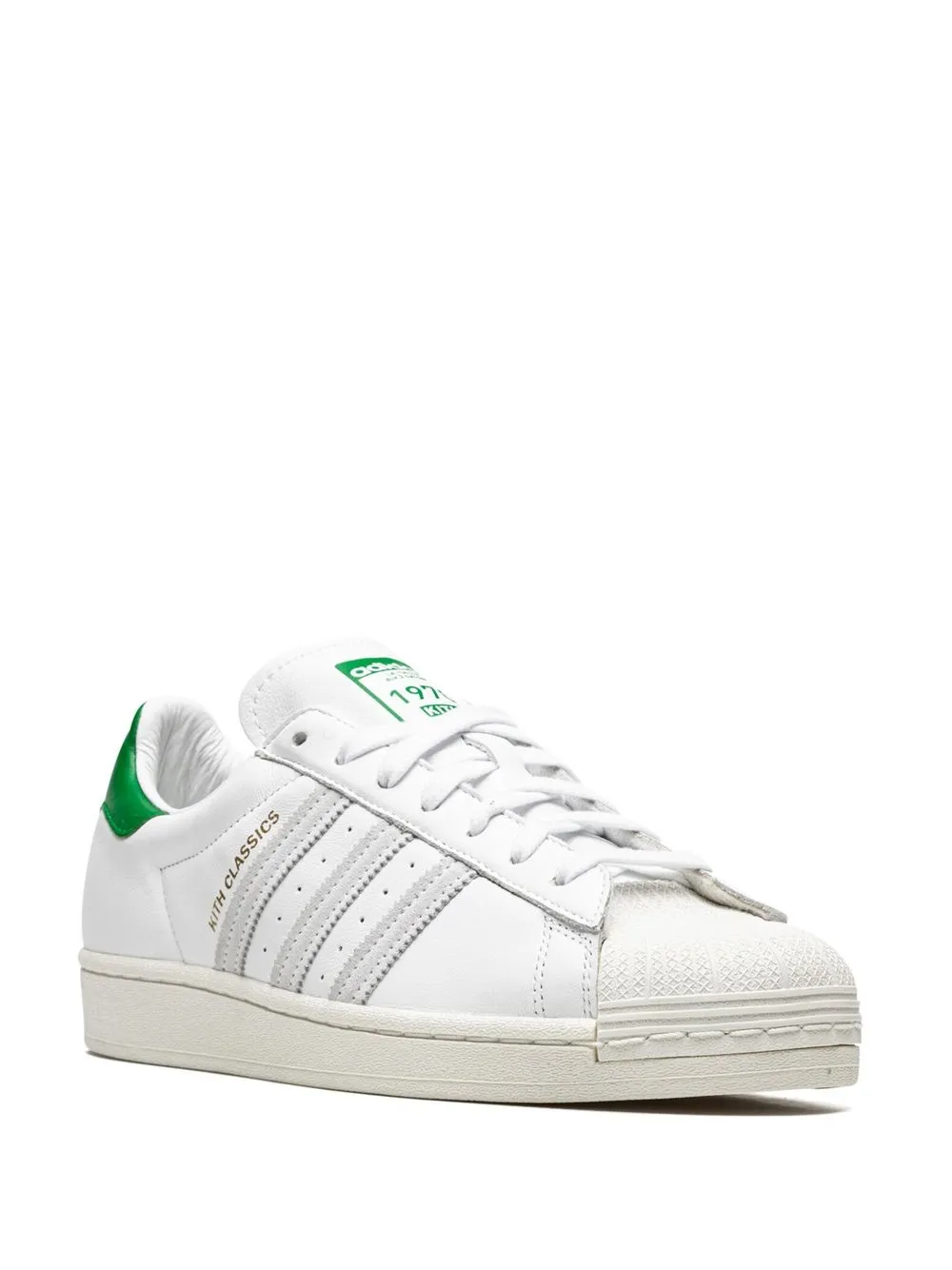Низкие кеды X Kith Superstar adidas, белый — фото 2