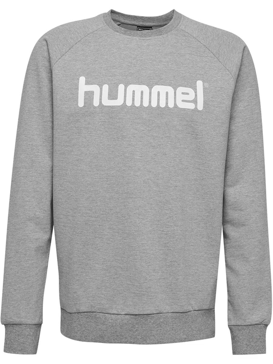 Спортивная толстовка Hummel серого цвета с пятнистым рисунком