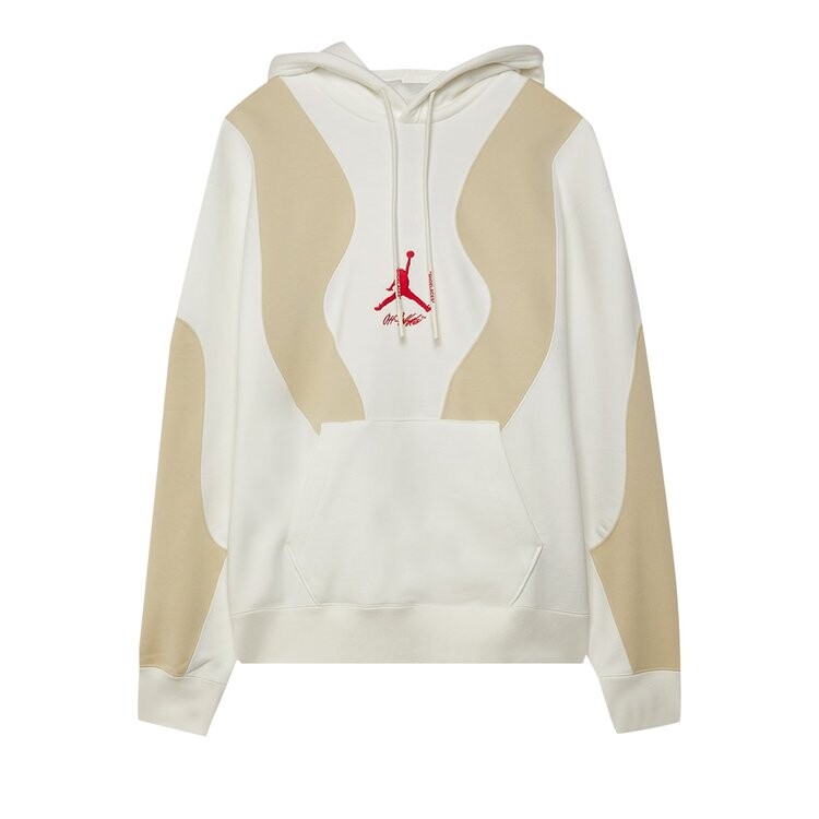 

Худи Air Jordan x Off-White Hoodie 'Sail White/University Red', белый