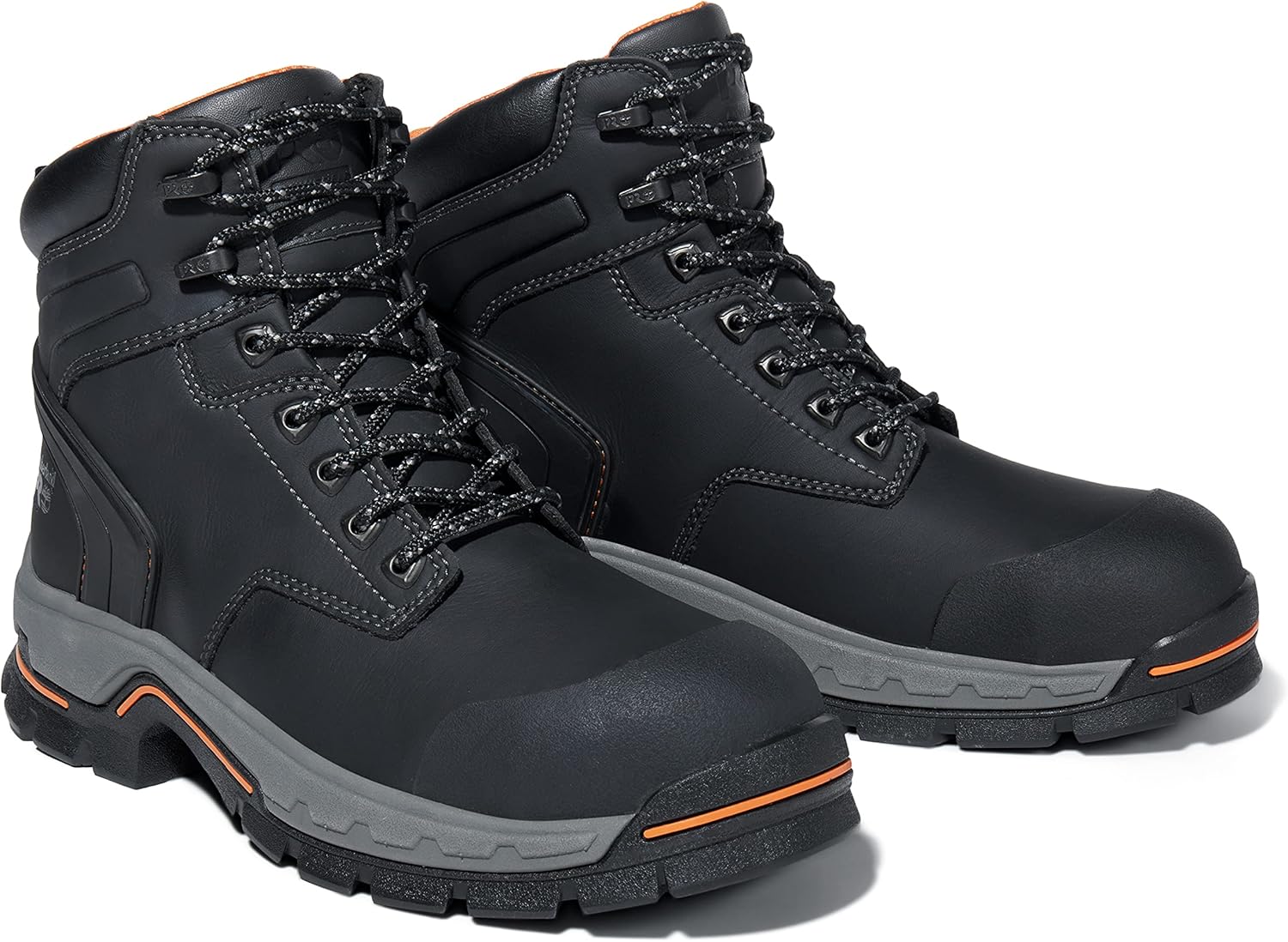 Timberland PRO мужские ботинки Stockdale 6 дюймов с защитным носком Alloy и противоскользящей подошвой Gripmax, Black Raptek-2024 New — фото 2
