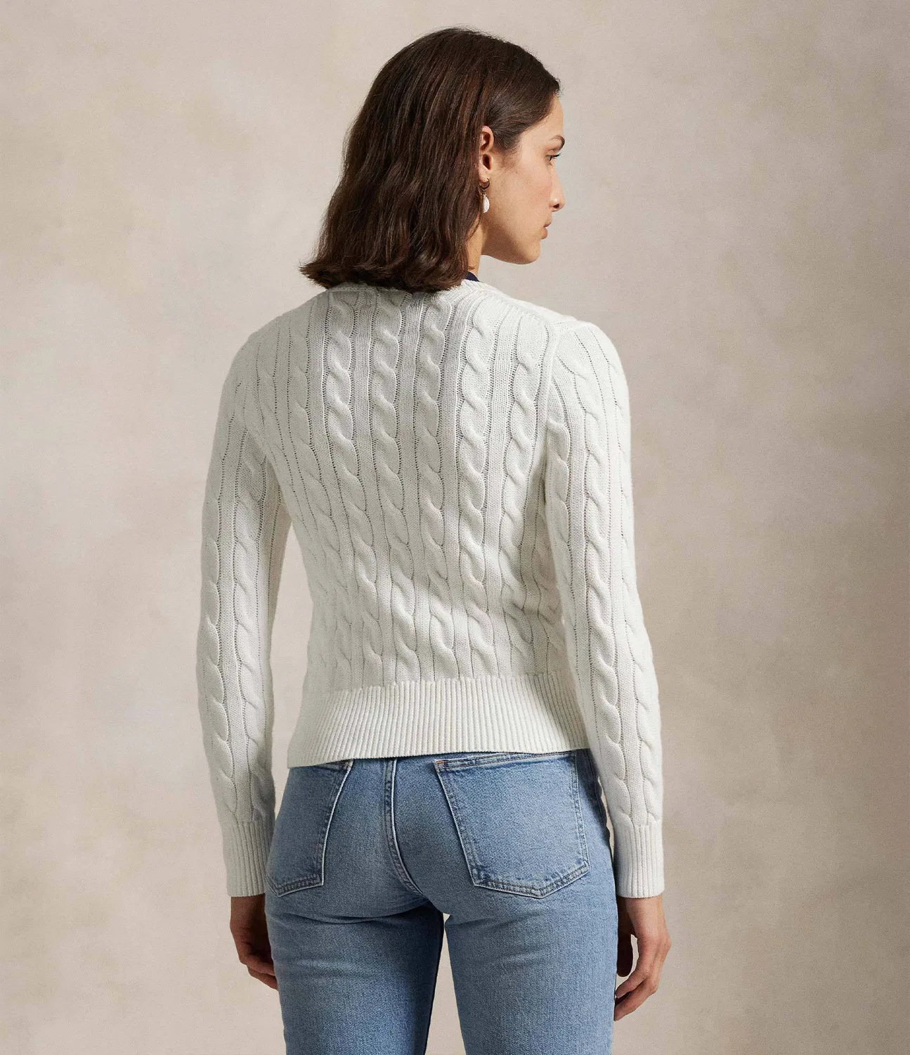 Кардиган Polo Ralph Lauren, Bianco — фото 3