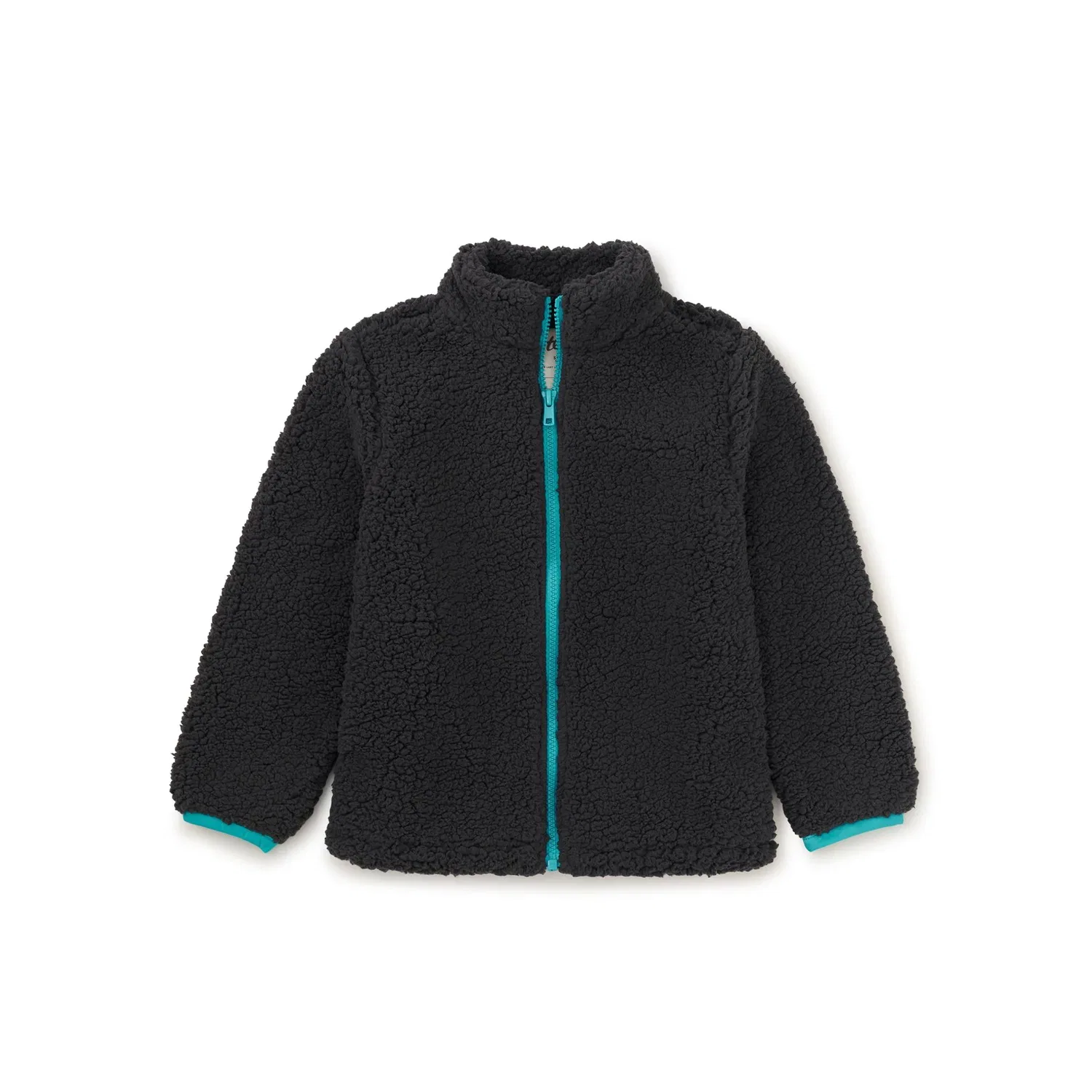 Детская куртка на молнии с меховой подкладкой Teddy Fleece Zip Up Tea Collection, Pepper