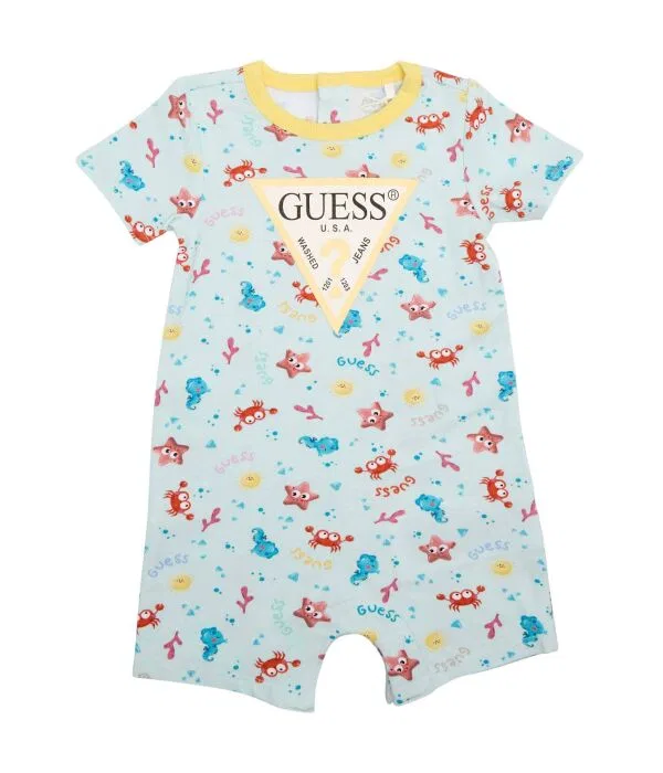 Детское боди для девочек Regular Fit Guess, Menta