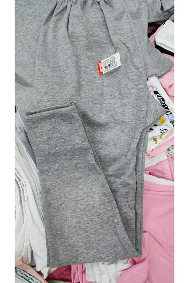 Детский комплект термобелья для мальчиков хлопковый 100% Cotton Combed Interlock Children's Winter Thermal Underwear Set Ceylanoğlu, Gri — фото 3