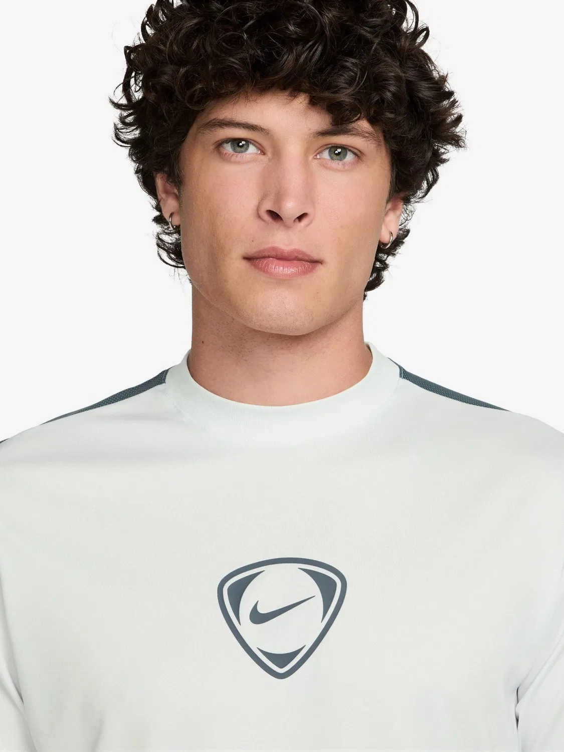 Футболка тренировочная Dri-FIT Academy Nike, белый — фото 3