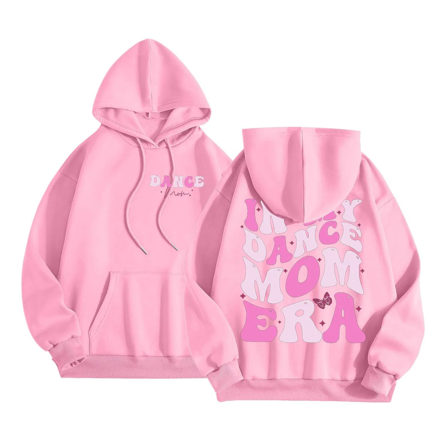 Женский худи с принтом Unisex Hooded Sweatshirt, 2-pink
