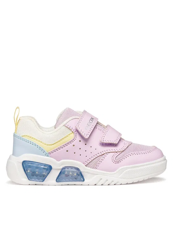Кроссовки J Illuminus Girl Geox, розовый