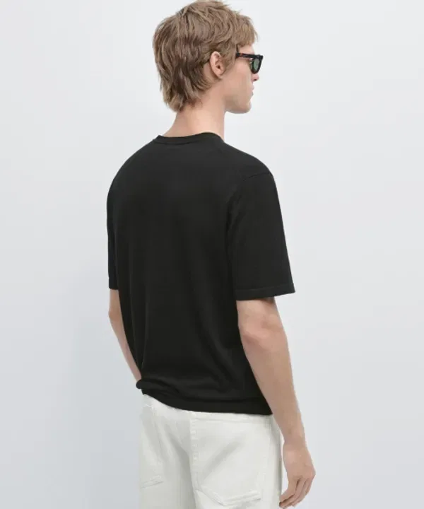 Футболка поло хлопковая Massimo Dutti — фото 3
