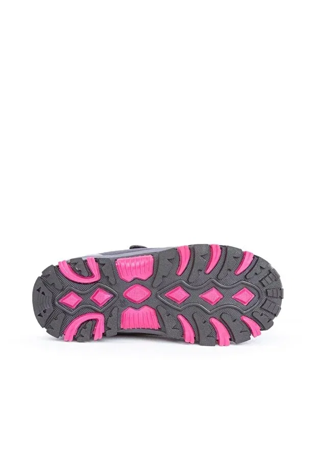 Детские повседневные туфли на липучке Benny buck4260 Buckhead, Gray Fuchsia — фото 4