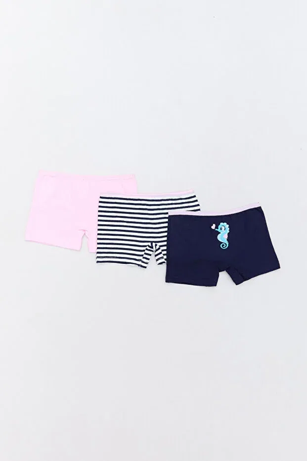 Детские боксеры для мальчиков с принтом Seahorse printed Fulla Moda, Navy Blue