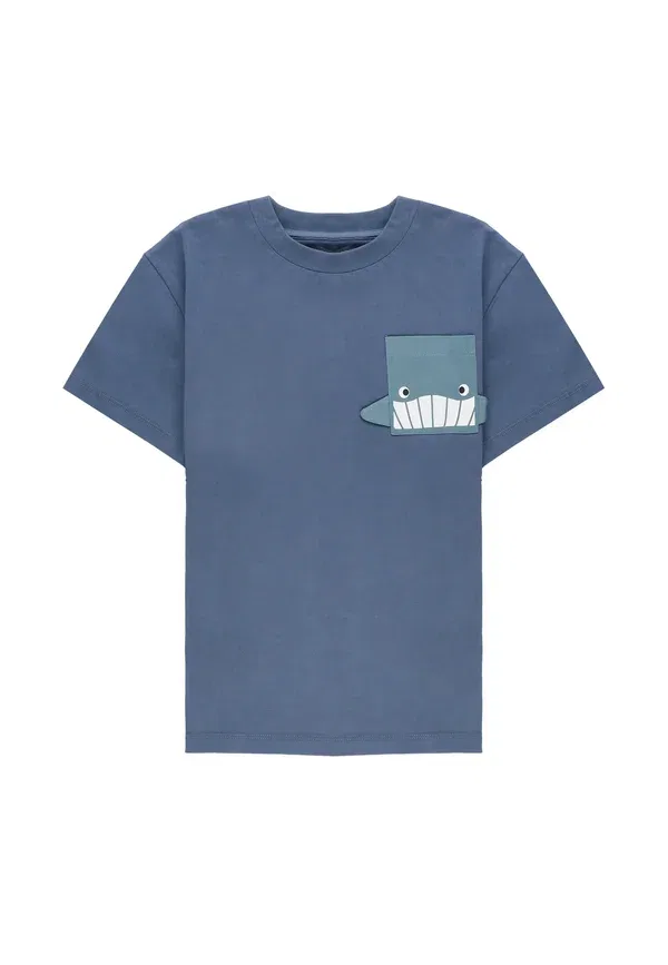 Футболка с принтом print t-shirt, Stella Mccartney Kids, синий