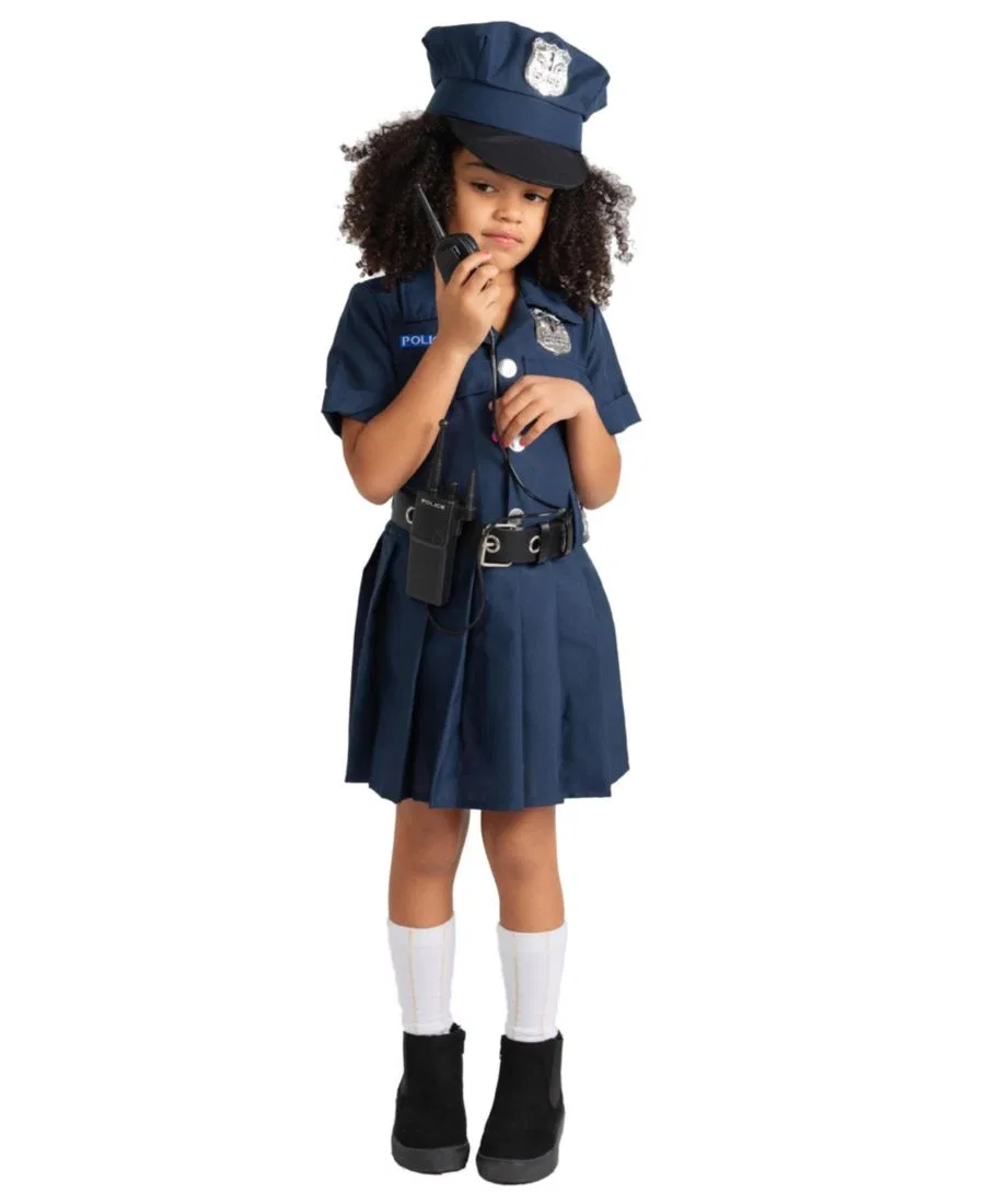 Костюм полицейского с аксессуарами Police Officer Costume Dress Up America, Blue — фото 2
