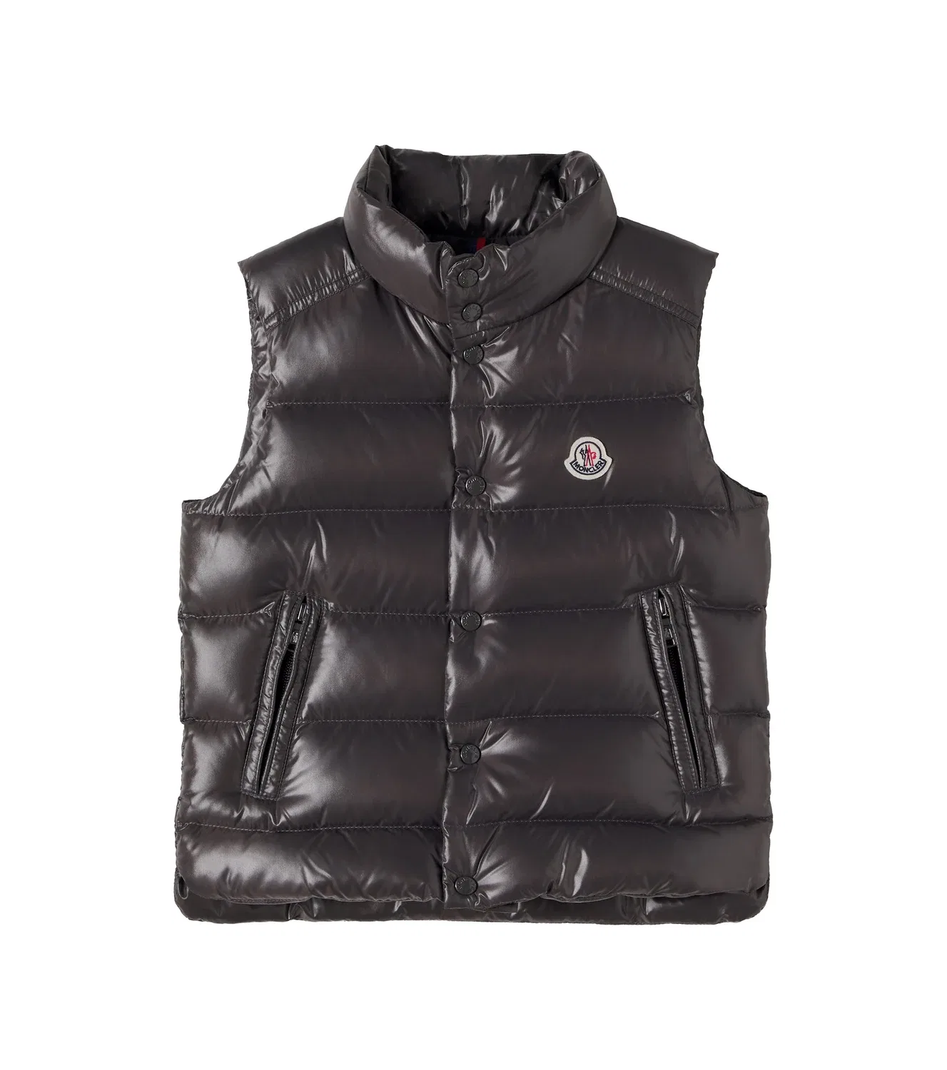 Жилет пуховый Tib Moncler Enfant, серый