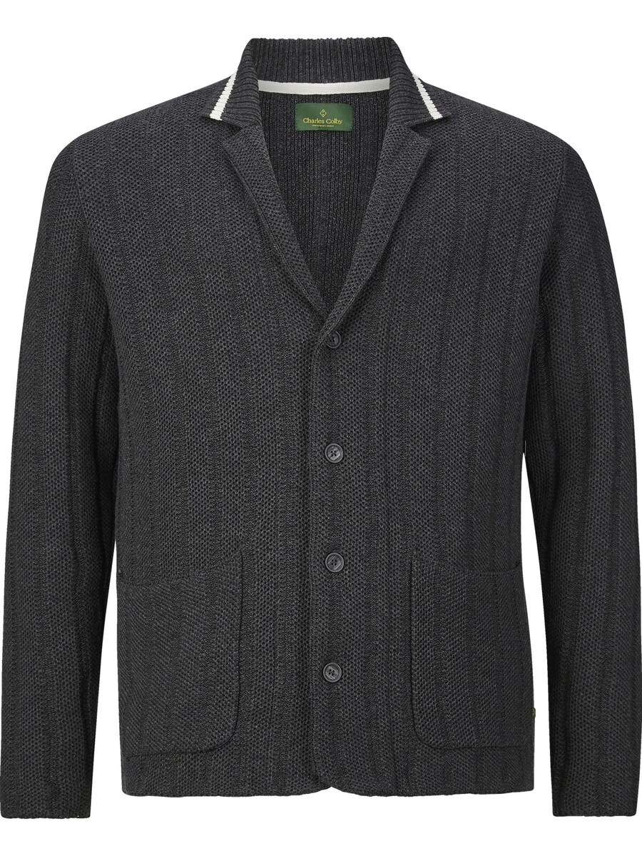 

Вязаный кардиган Charles Colby Knit Cardigan Duke Modest, темно-серый