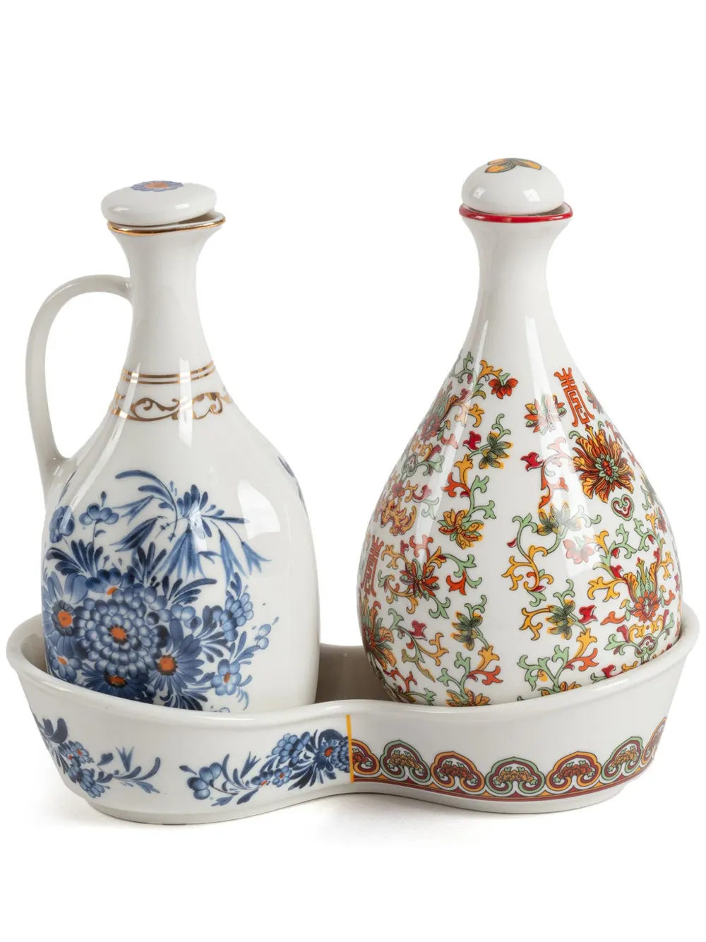 

Набор бутылочек hybrid, 18х21,8 см, Seletti, белый