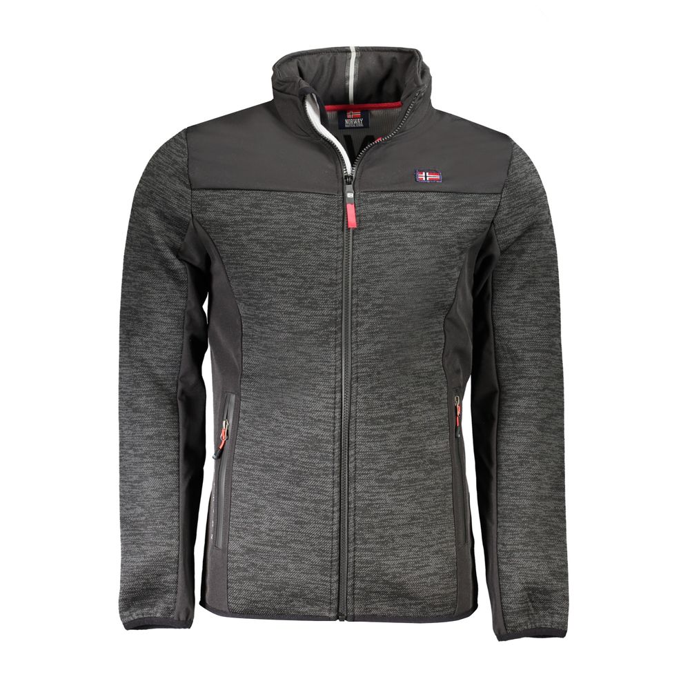 

Черная мужская куртка из полиэстера Geographical Norway
