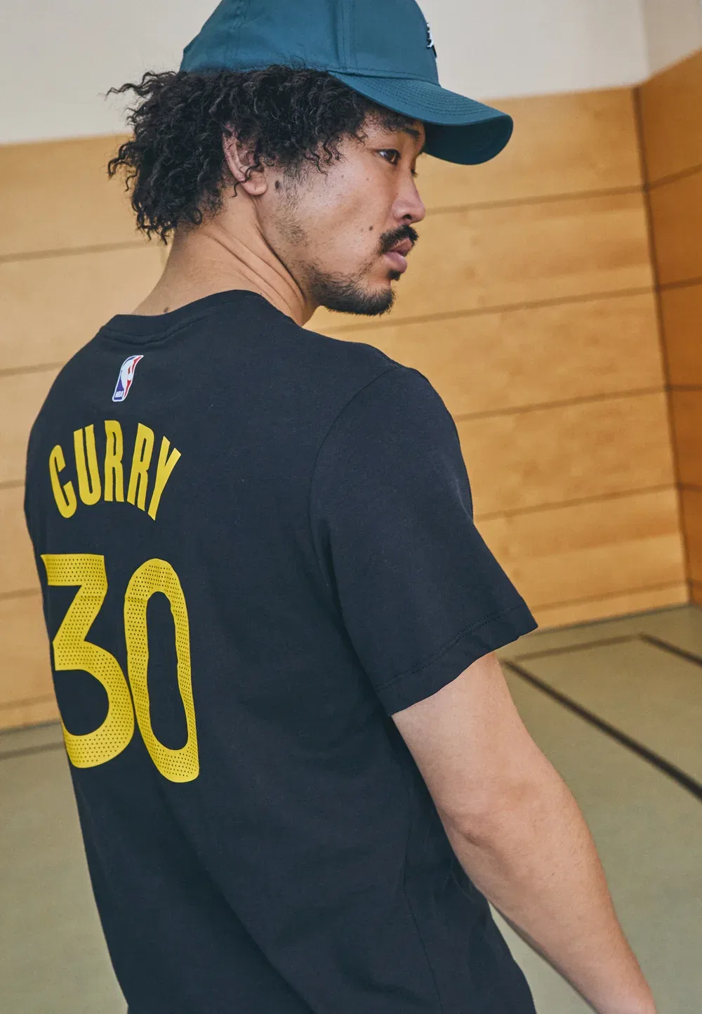 Футболка NBA Golden State Warriors с изображением Стивена Карри - клубная одежда Nike Performance, Black