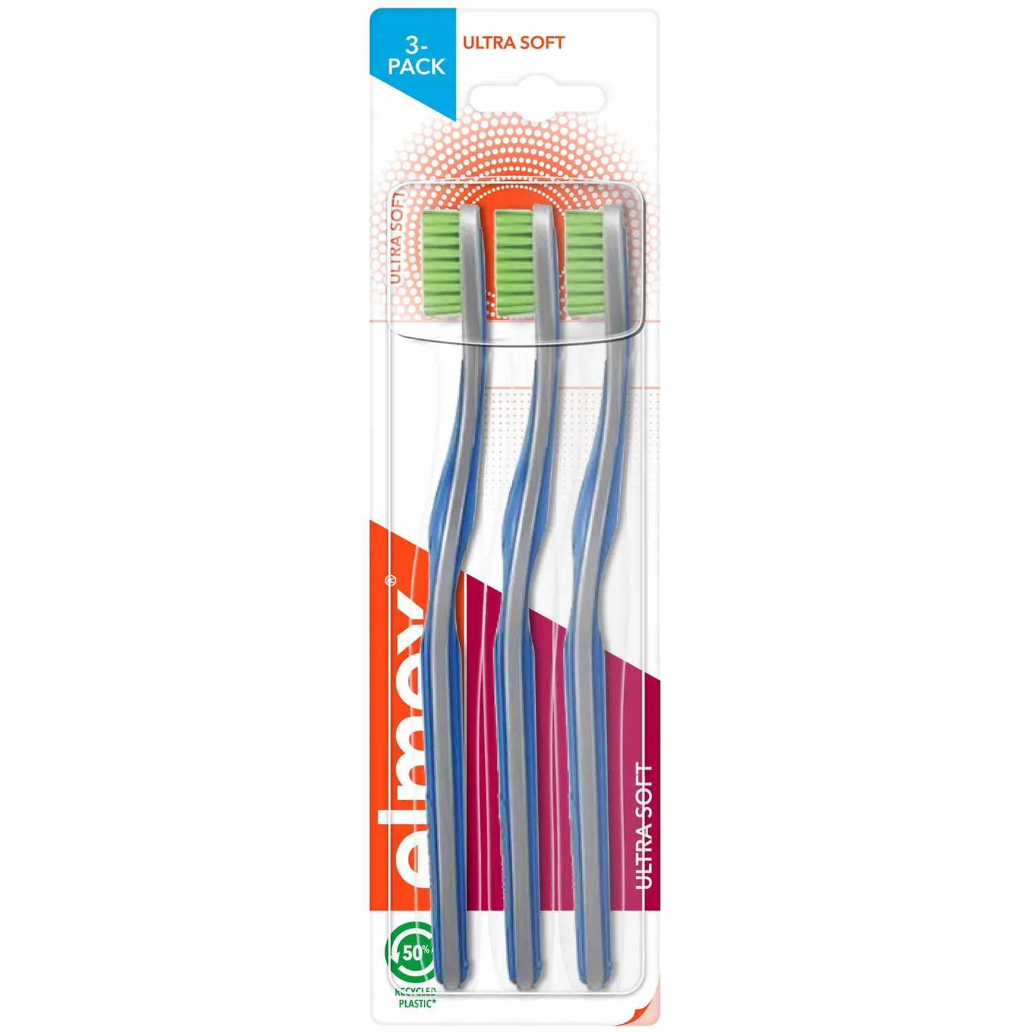 Elmex Ultra Soft Trio зубная щетка ультрамягкая, 3 шт./1 уп. — фото 2