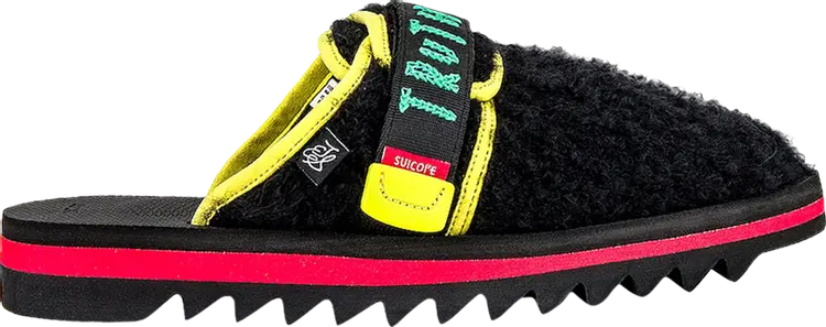 

Сандалии The Elder Statesman x ZAVO-Cab Black Dyed, черный
