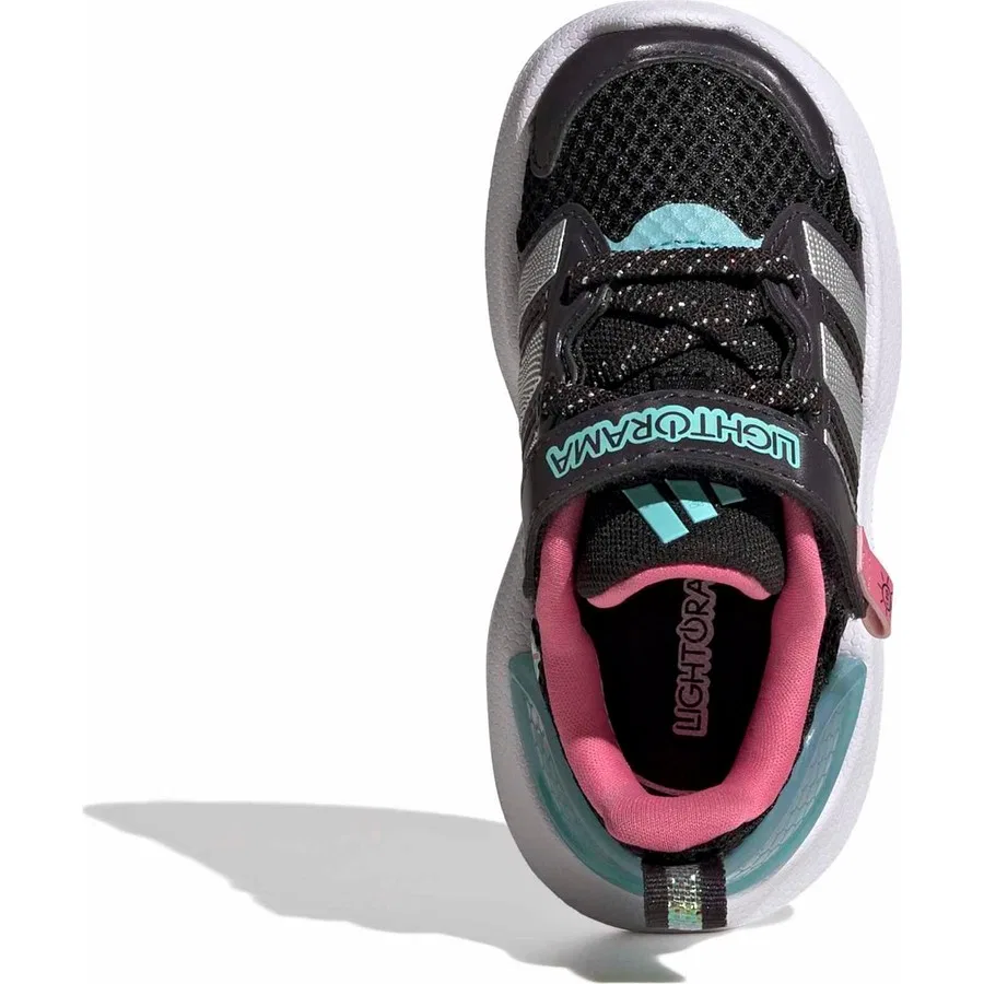 Детские спортивные кроссовки LIGHTORAMA RNR EL I adidas, Черный — фото 2