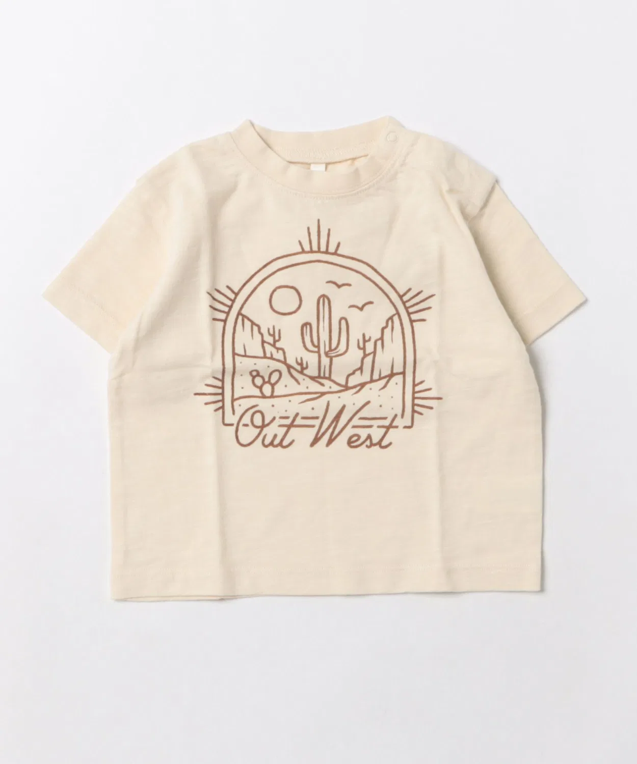 Детская футболка с длинным рукавомOut West Rylee + Cru, Natural