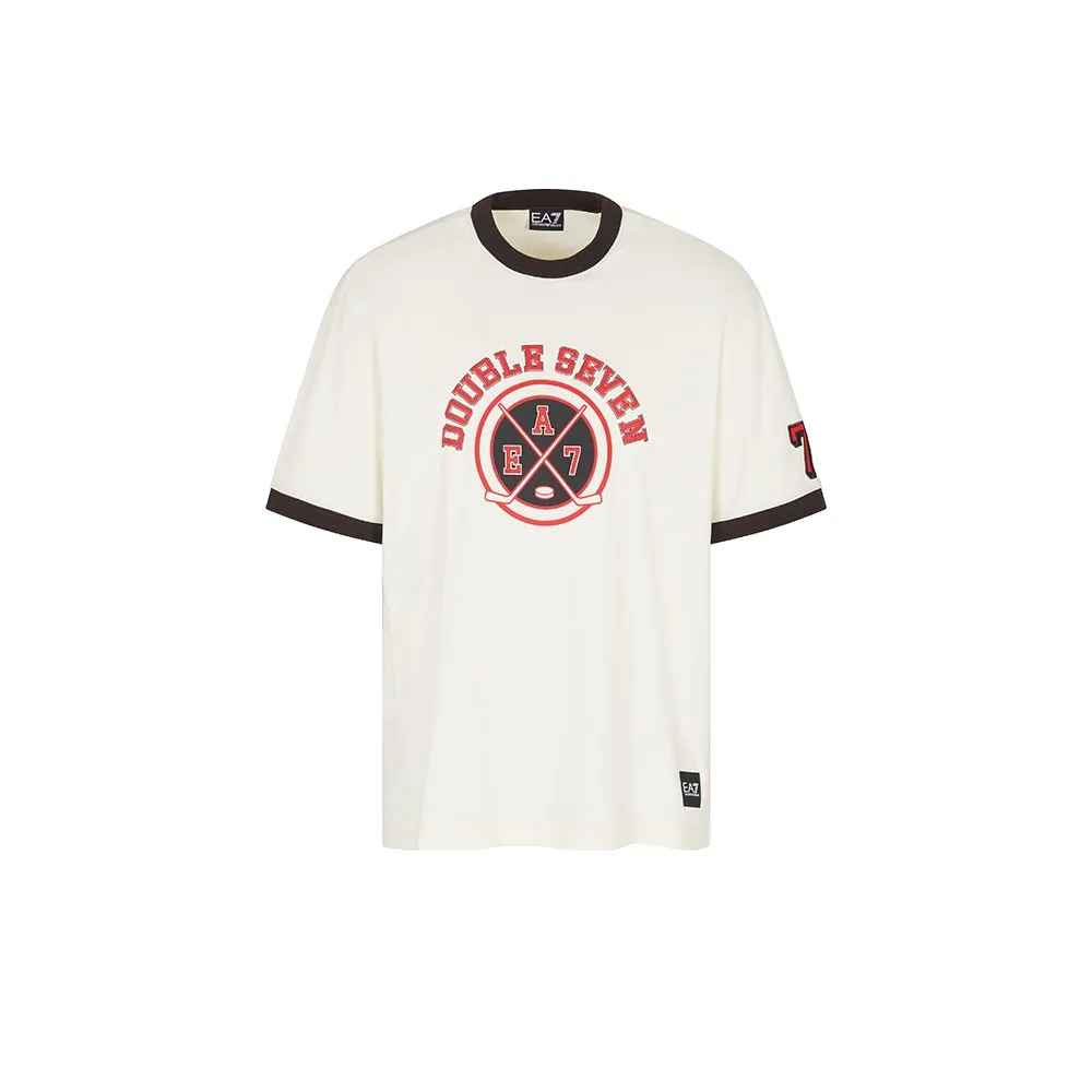 

Футболка с коротким рукавом EA7 EMPORIO ARMANI Train Graphic Series Hockey, бежевый