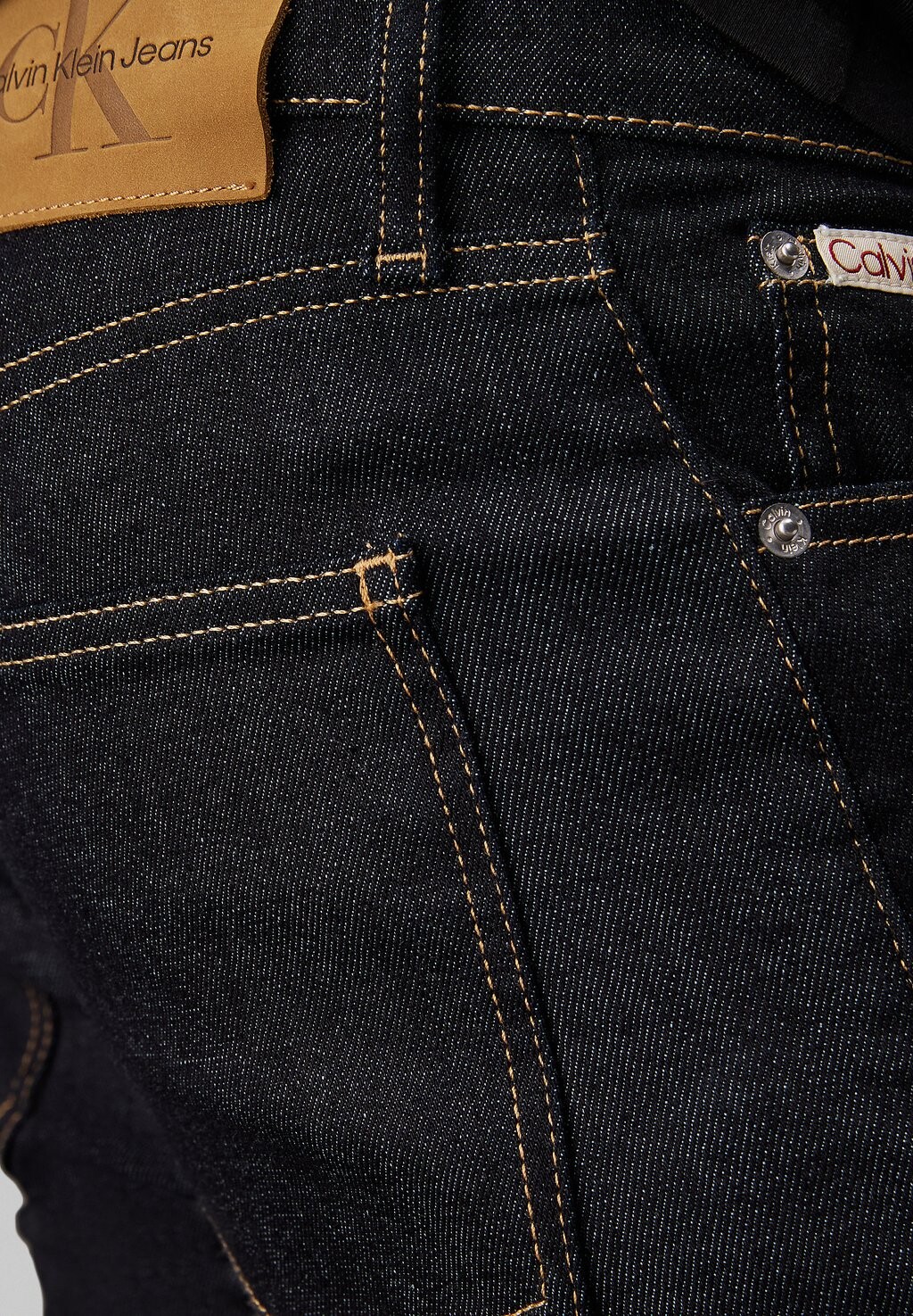 

Джинсы облегающего кроя Calvin Klein Jeans, темно-синий деним