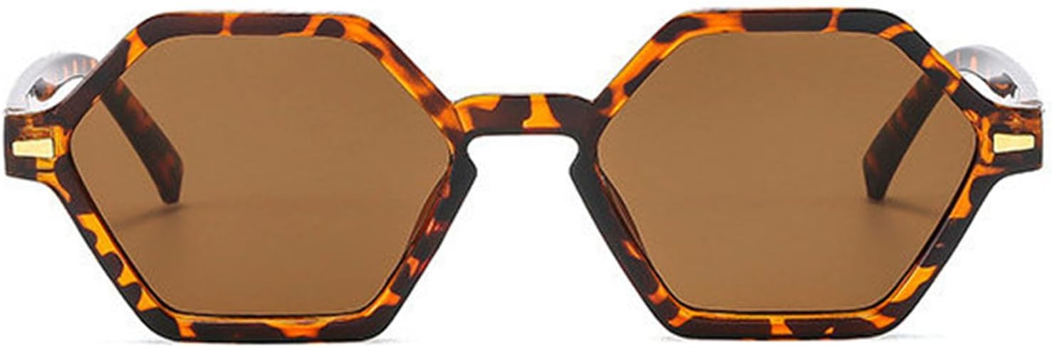 

Солнцезащитные очки Helena Retro Octagon для женщин и мужчин, маленькая оправа, модные винтажные многоугольные очки унисекс, маленькие квадратные солнцезащитные очки, C4