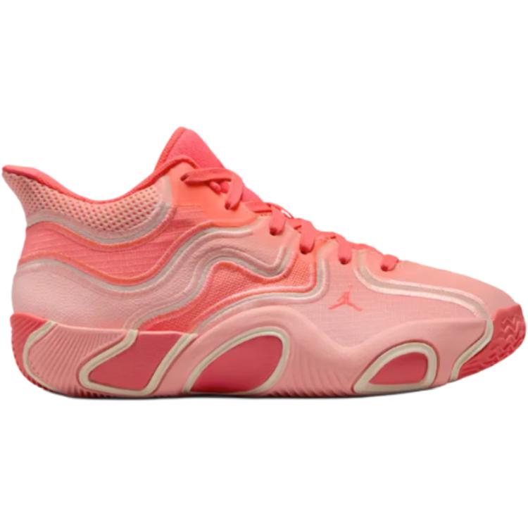 Jordan Tatum 3 нескользящие износостойкие детские баскетбольные кроссовки мид Pink — фото 4