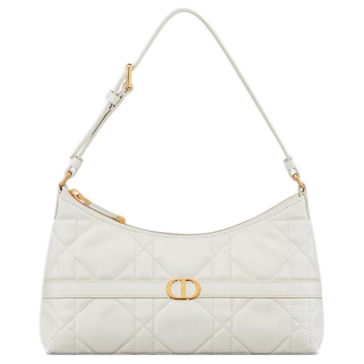 

DIOR Сумка через плечо мини из овчины женская айвори