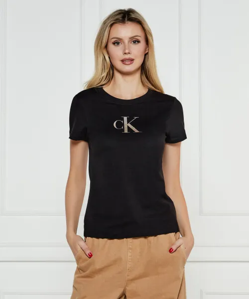 

Футболка Slim fit Calvin Klein Jeans, черный