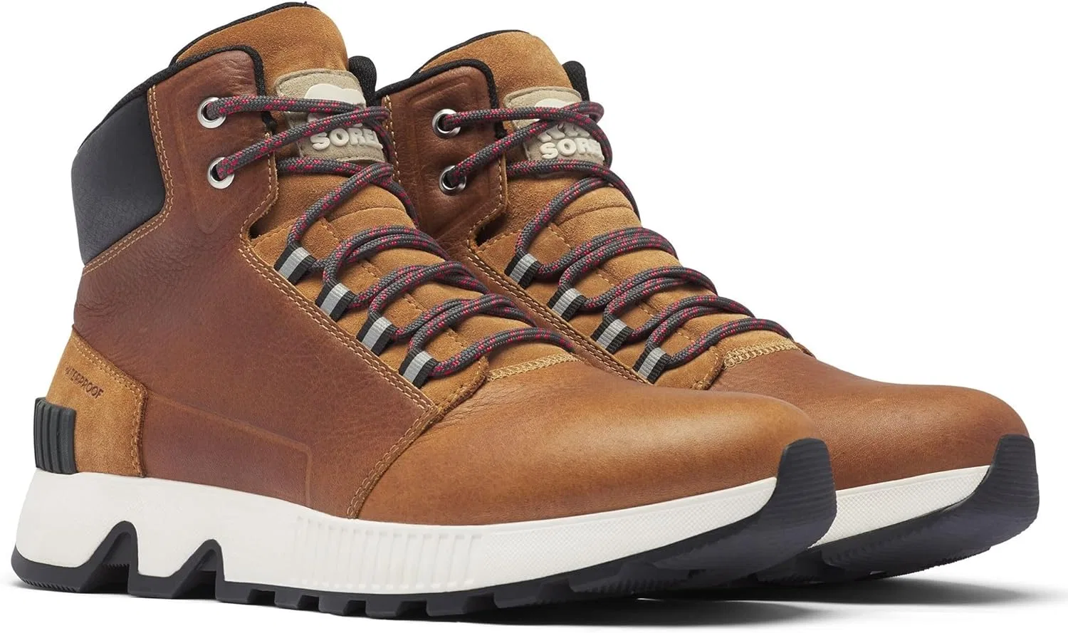 Мужские кроссовки-ботинки SOREL Mac Hill Mid LTR - водонепроницаемые замшевые ботинки для дождя и снега, Mid-Brown — фото 2
