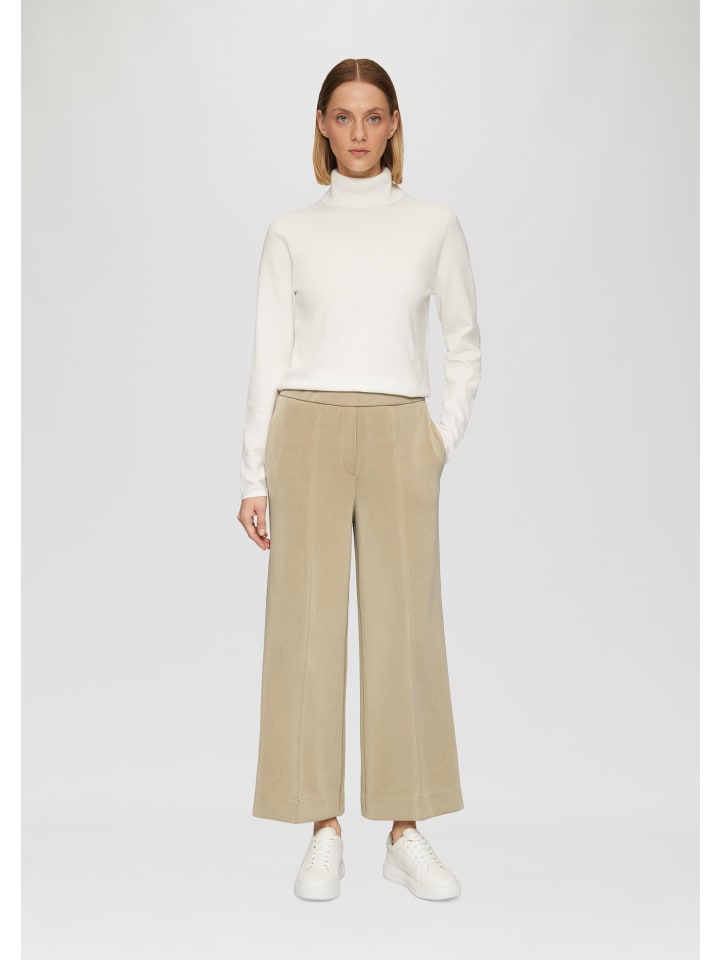 

Тканевые брюки s.Oliver BLACK LABEL Hose 7/8, коричневый
